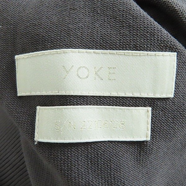 【未使用】YOKE/ヨーク 22SS Pleated Knit Lounge Pants/プリーツニットパンツ YK22SS0359S/3 /060_画像4
