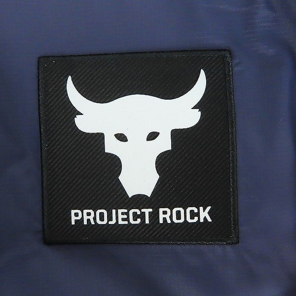☆【未使用】UNDER ARMOUR/アンダーアーマー Project Rock Jacket/プロジェクト ロック ジャケット 1373580/LG /060_画像6