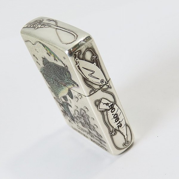 ZIPPO/ジッポー 魚/バス 5面加工 LIMITED EDITION キーホルダー付き 1994年製 /000_画像4