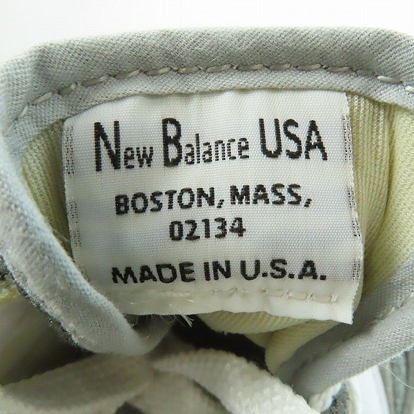 NEW BALANCE/ニューバランス USA製/米国製 990 スニーカー/シューズ M990GRY/27 /080_画像7
