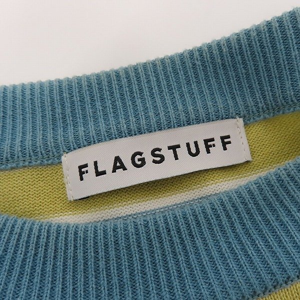 ☆ FLAGSTUFF/フラグスタフ ボーダーカットソー 21SS-FS-30/M /060_画像3