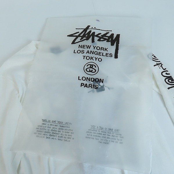 ☆【未使用】STUSSY/ステューシー ロングスリーブカットソー ロンT ドクロプリント S /LPL_画像8