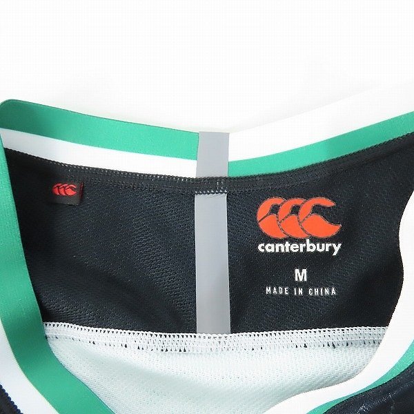 ☆CANTERBURY/カンタベリー 2019年 ラグビーワールドカップ アイルランド代表 ホームラグビージャージ M /LPL_画像3