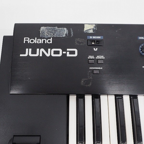 ★【ジャンク】Roland/ローランド JUNO-D シンセサイザー 61鍵 ソフトケース付 同梱×/160_画像3