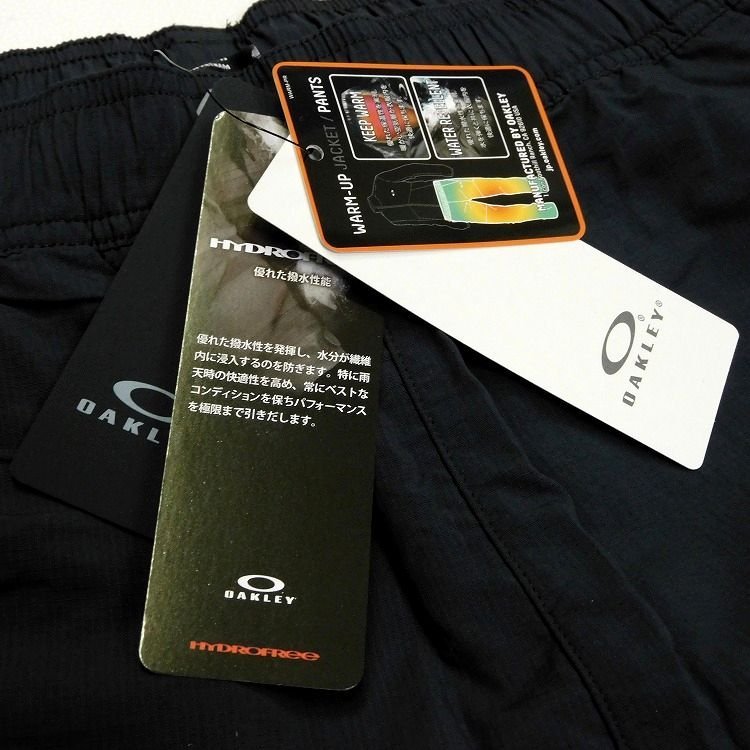 新品 1円～ オークリー ウィンドウォーム ジョガーパンツ L(79-84cm) 黒 ENHANCE WIND WARM PANTS 防風 撥水 保温 OAKLEY メンズ 【2947a】_画像8