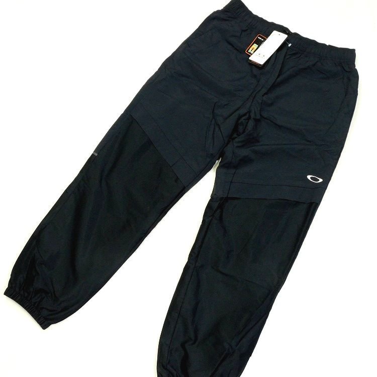 新品 1円～ 秋冬 オークリー ウィンドウォーム ジョガーパンツ M(73-78cm) 黒 WIND WARM PANTS 防風 撥水 保温 OAKLEY メンズ 【2827】_画像2