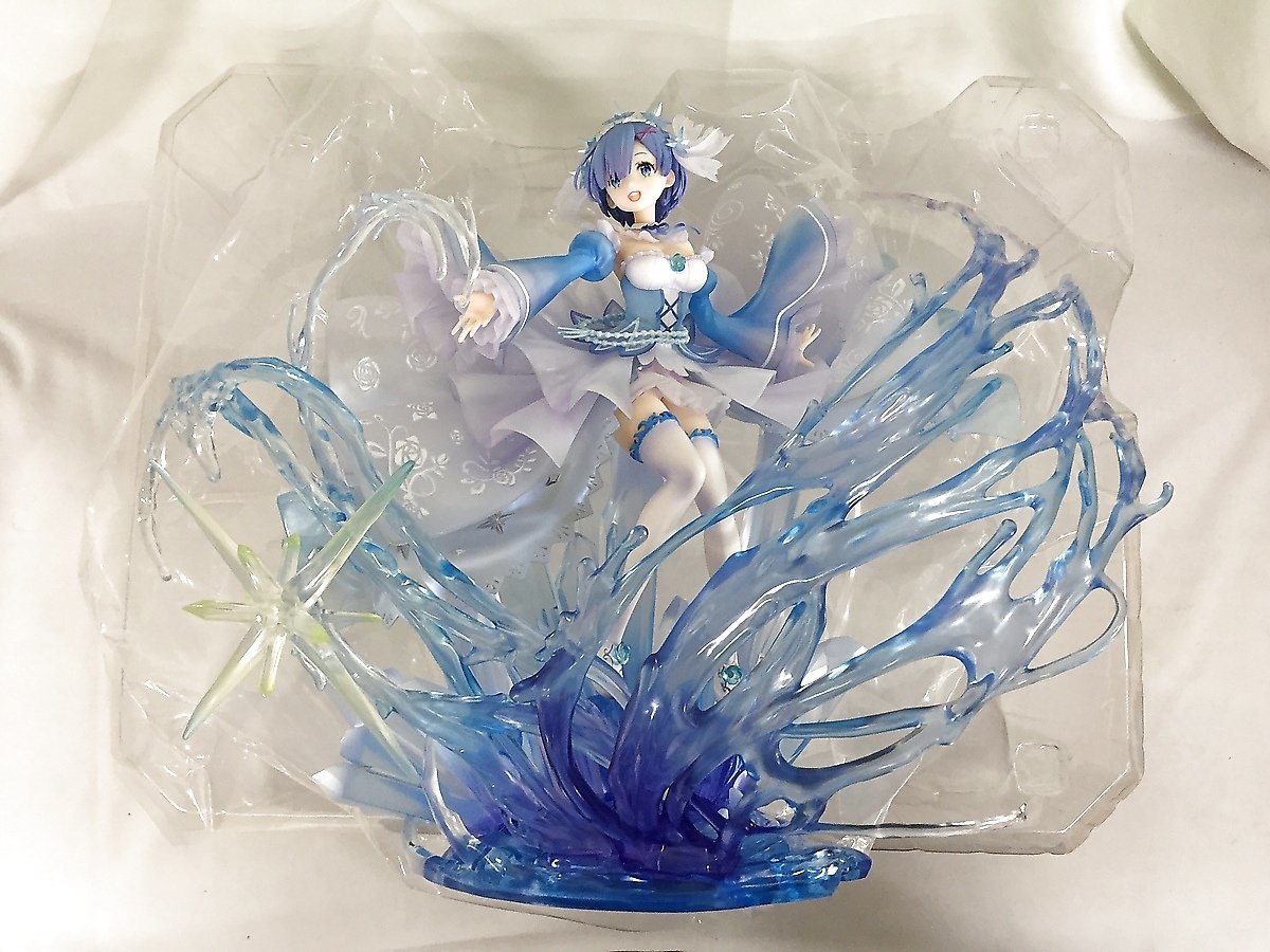 ♪レム -Crystal Dress Ver- 1/7 PVC製塗装済み完成品 Re：ゼロから始める異世界生活＊同梱不可_画像5