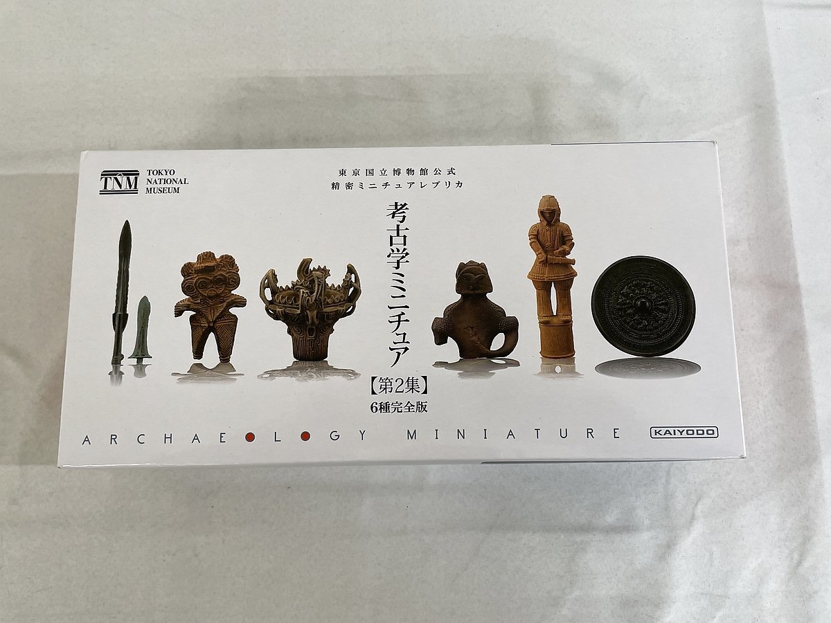 【1円～】東京国立博物館公式 考古学ミニチュア 第2集 6種完全版BOX_画像1