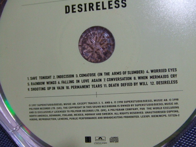 送料160円★2CD★イーグル・アイ・チェリー★DESIRELESS/SAVE TONIGHT★ EAGLE EYE CHERRYの画像4