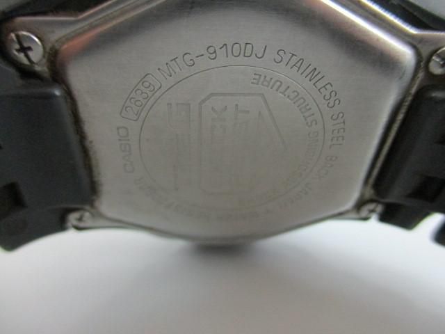 中古 カシオ CASIO G-SHOCK 腕時計 ソーラー電波 MTG-910DJ-2JF 黒 ブラック 服飾小物_画像6