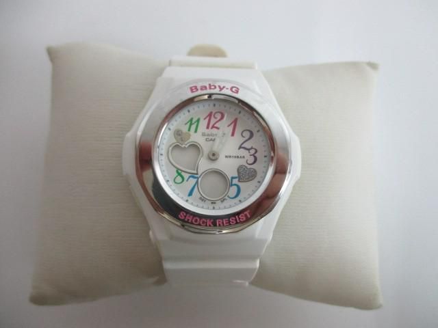 中古 カシオ CASIO BABY-G 腕時計 BGA-101 BGA-153 2点 ホワイト ブラック レディース_画像6
