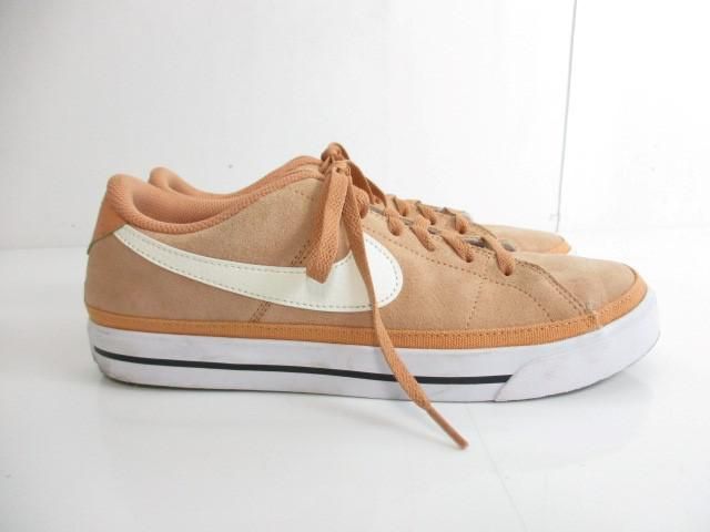 ナイキ NIKE スニーカー COURT LEGACY SUEDE 25.5cm ライトブラウン レディース_画像3