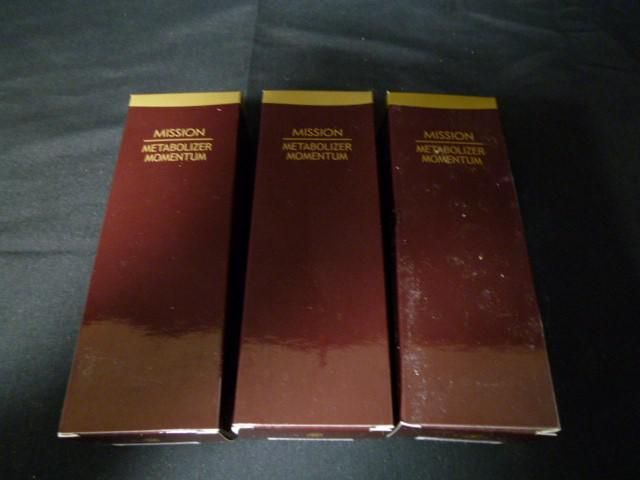 未使用 コスメ ミッション メタボライザー モメンタム 乳液 80ml 3点セット_画像1