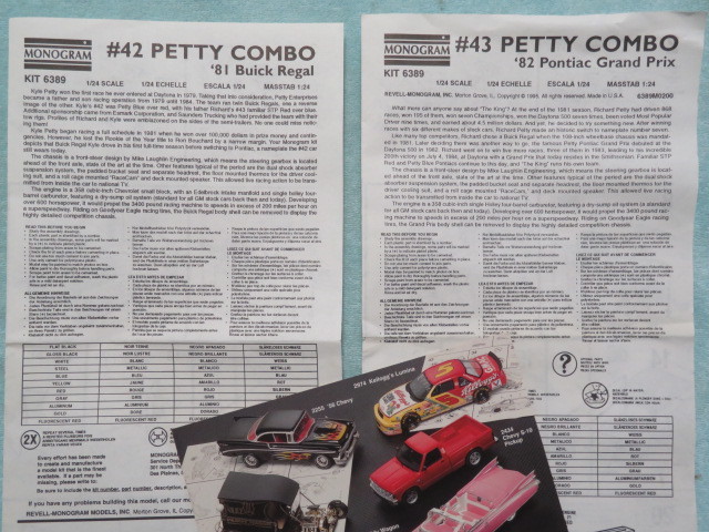 プラモデル 1/24 Monogram 6389 - Racing Pettys Combo '81 Buick Regal '82 Pontiac GP _画像8