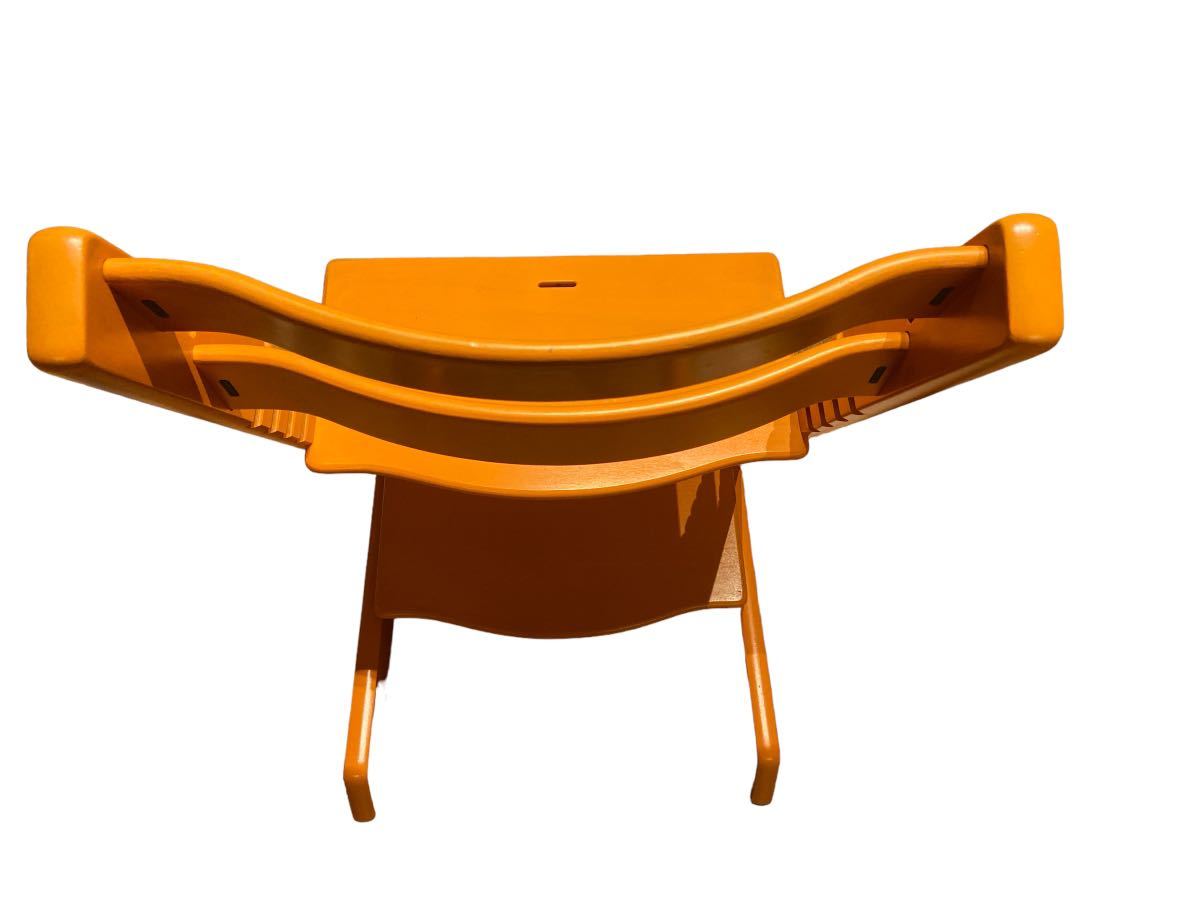 ■Stokke/ストッケ　トリップトラップチェア　オレンジ■STOKKE 子供 子供椅子 椅子 チェア ベビーチェア TRAPP トリップトラップ TRIPP_画像4