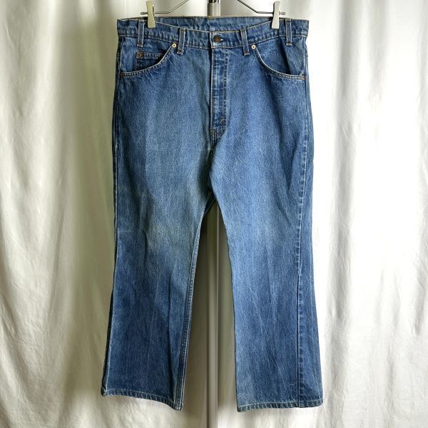 90s USA製 Levi's 517 ブーツカット デニム パンツ W36×L27 ジーンズ オレンジタブ フレア リーバイス 646 00s 80s オールド ビンテージ_画像1