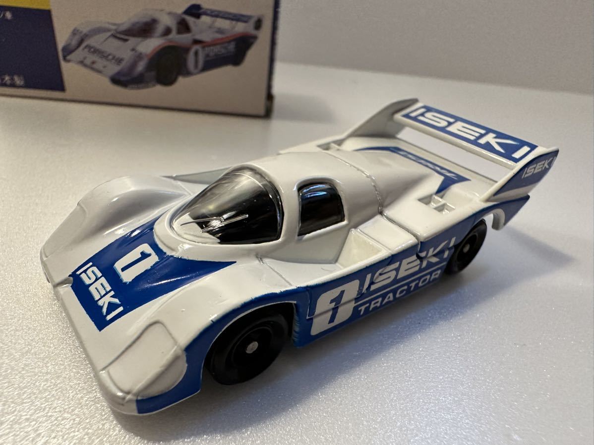 トミカ 外国車シリーズ ポルシェ 956 青箱 西ドイツ車　F36 レースカー　スポーツカー　日本製　シール　未貼り　絶版　コレクション_画像6