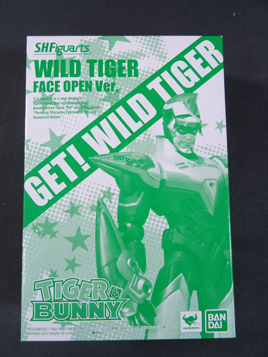 06/S589★バンダイ★S.H.Figuarts ワイルドタイガー フェイスオープンVer.★ゲット!ワイルドタイガー賞★TIGER＆BUNNY★中古_画像1