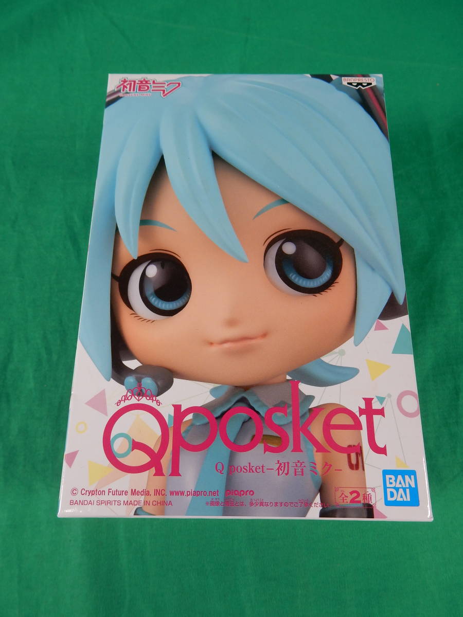 08/A834★Q posket 初音ミク【B ver.】★フィギュア★バンプレスト★プライズ★未開封品_画像1