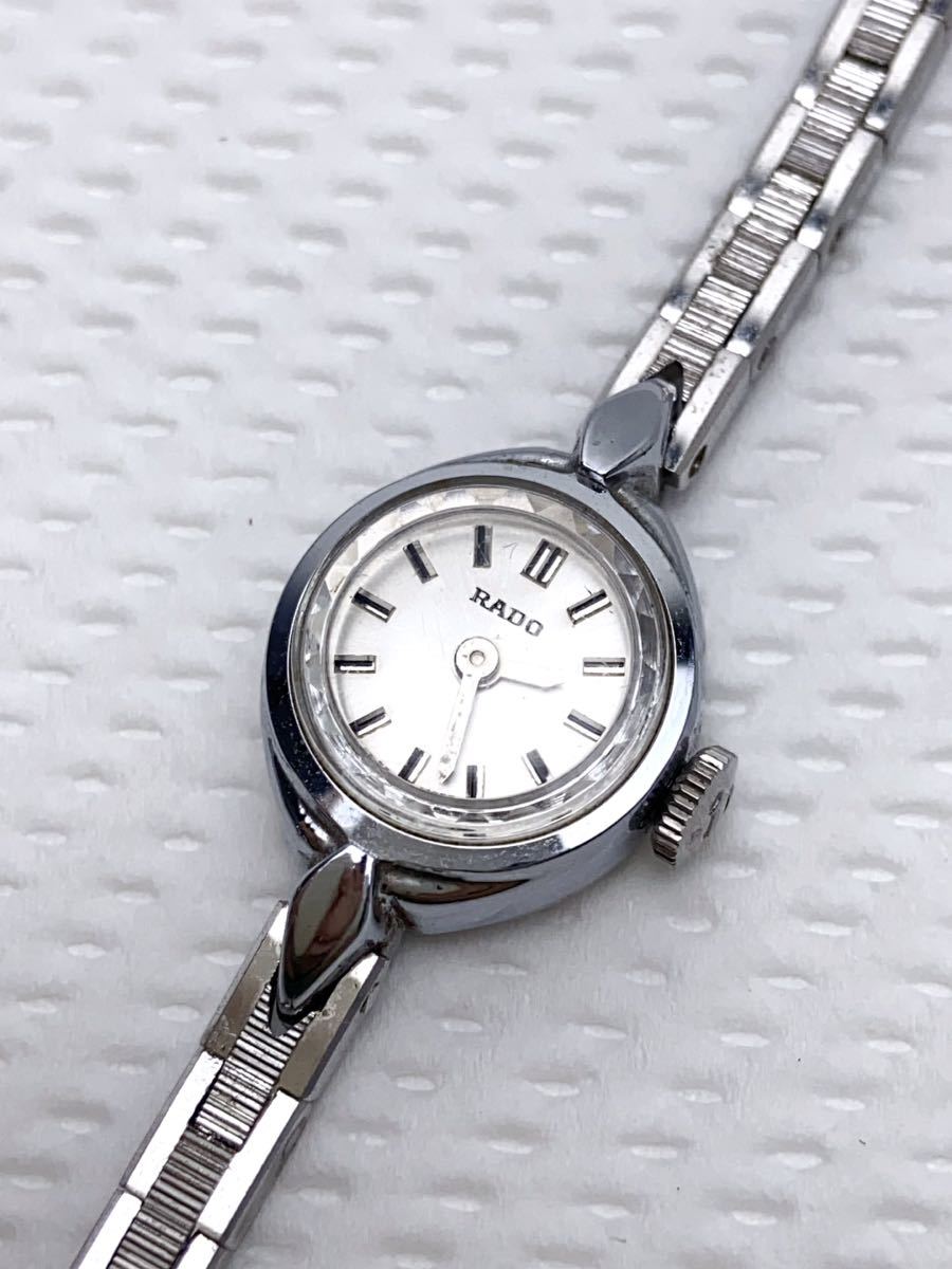 T852 美品 ラドー RADO レディース 手巻き 腕時計 稼動品 スイス製_画像1