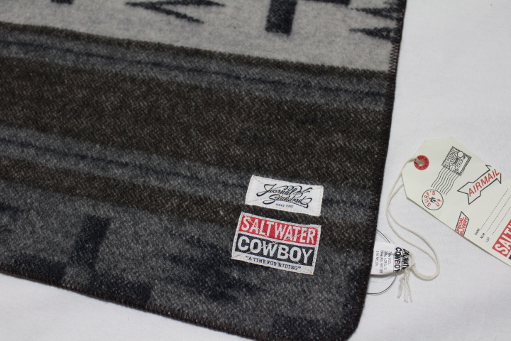 ジャーナルスタンダード*SALTWATER COWBOY*ソルトウォーターカウボーイ★ミニブランケット／新品_画像2