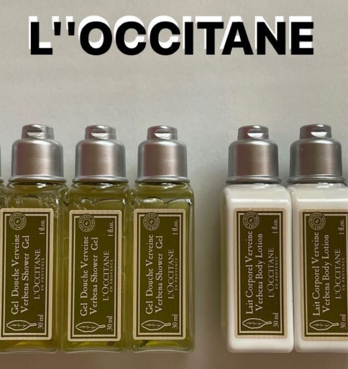 【未使用】 L''OCCITANE ロクシタン ヴァーベナ ①シャワージェル　② ボディローション(合計150ml)