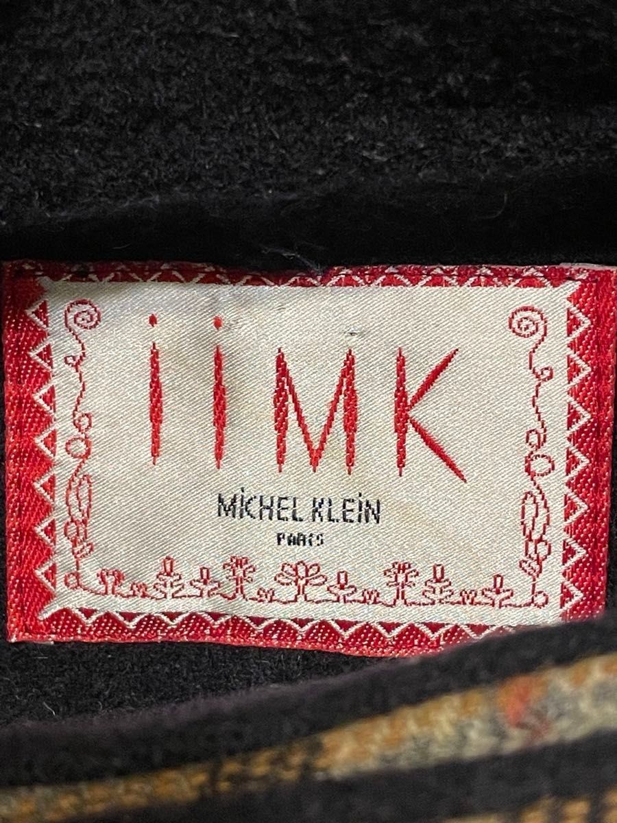 iiMK  MICHEL KLEIN フーデッドコート　アウター　ダッフルコート　防寒着　羊毛　上質　ファー無し　ミシェルクラン