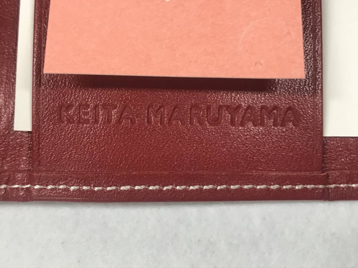 【未使用品】KEITA MARUYAMA 牛革 レザー キーケース 日本製 レッド系 赤 レディース メンズ ファッション 小物 お洒落 趣味 コレクター_画像7