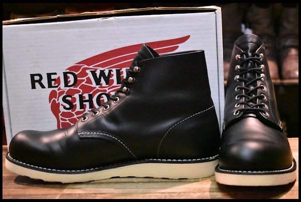 [12D с ящиком прекрасный товар собака бирка переиздание 19 год ] Red Wing 8165 Irish setter черный хром простой tu ботинки redwing HOPESMORE