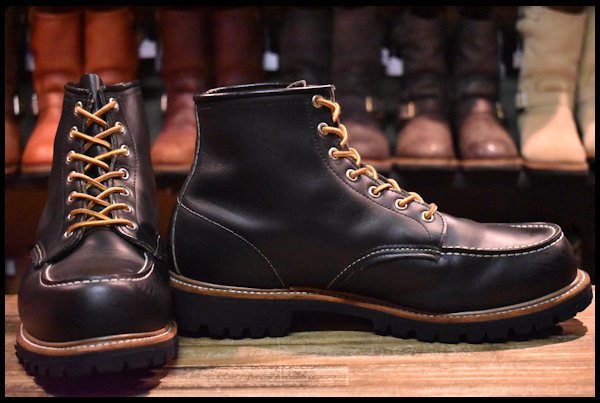 [11E superior article feather tag ] Red Wing 8136 Vibram Irish setter black moktu braided up boots redwing 8176 HOPESMORE