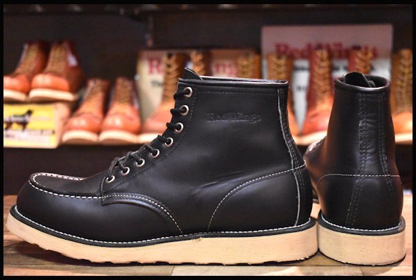 [10D прекрасный товар перо бирка 99 год ] Red Wing 8130 Irish setter чёрный черный хром moktu ботинки 8179 redwing HOPESMORE