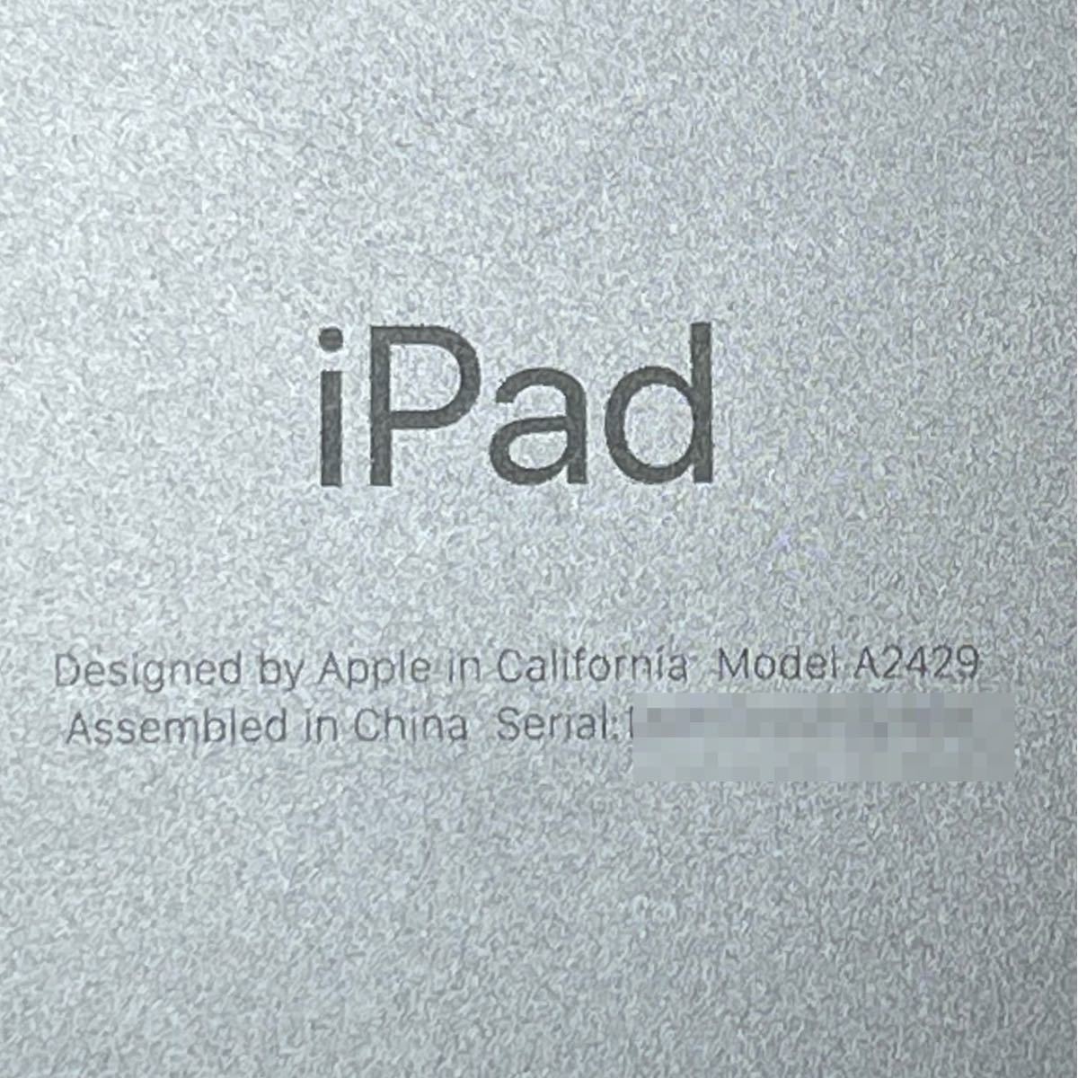 第8世代　Apple iPad 32G Wi-Fi モデル A1603スペース グレイ_画像7