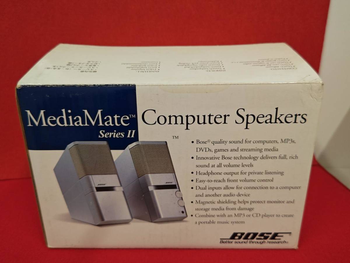 1-7 MediaMate seriesⅡ BOSE Media Mate Computer Speakers ペアスピーカー ボーズ PC用スピーカー_画像1