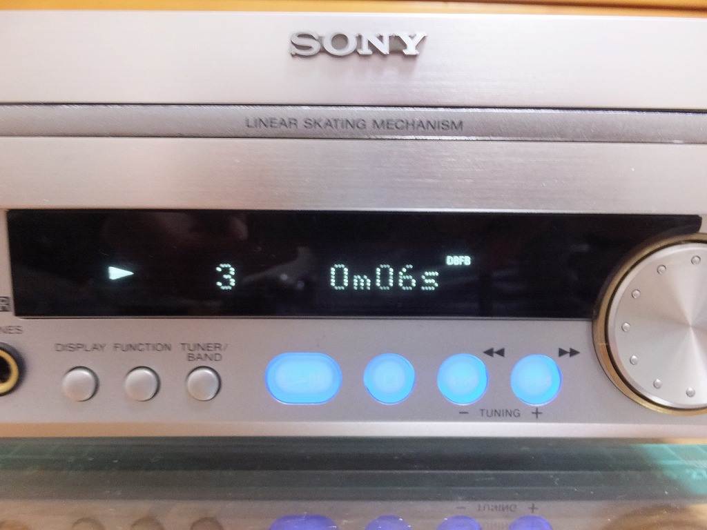 【動作品】(ピックアップ新品)SONY HCD-SD1 CDチューナーアンプ ワイドFM対応_画像4