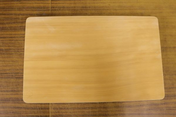 未使用 木製 ひのき まな板 42×27cm 一枚板 まないた 天然木 調理器具 料理 Za813_画像2