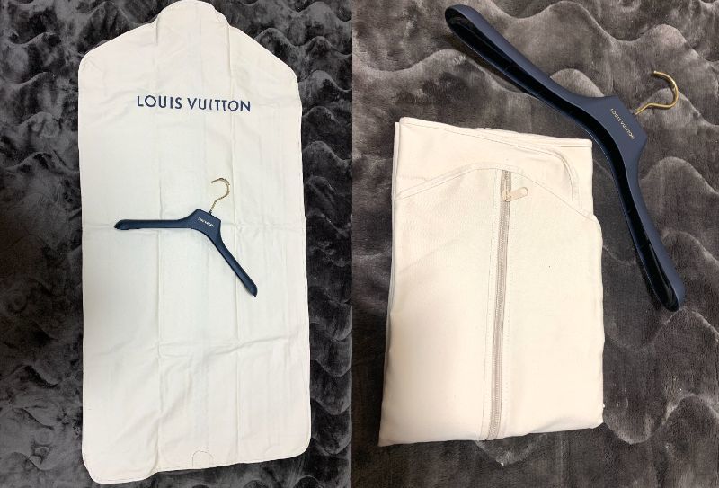 LOUIS VUITTON ルイ・ヴィトン　ヴィトン柄　長袖ブラウス　コットン　サイズ40　新品未着用　定価174900円　正規直営品　CA36929_画像9