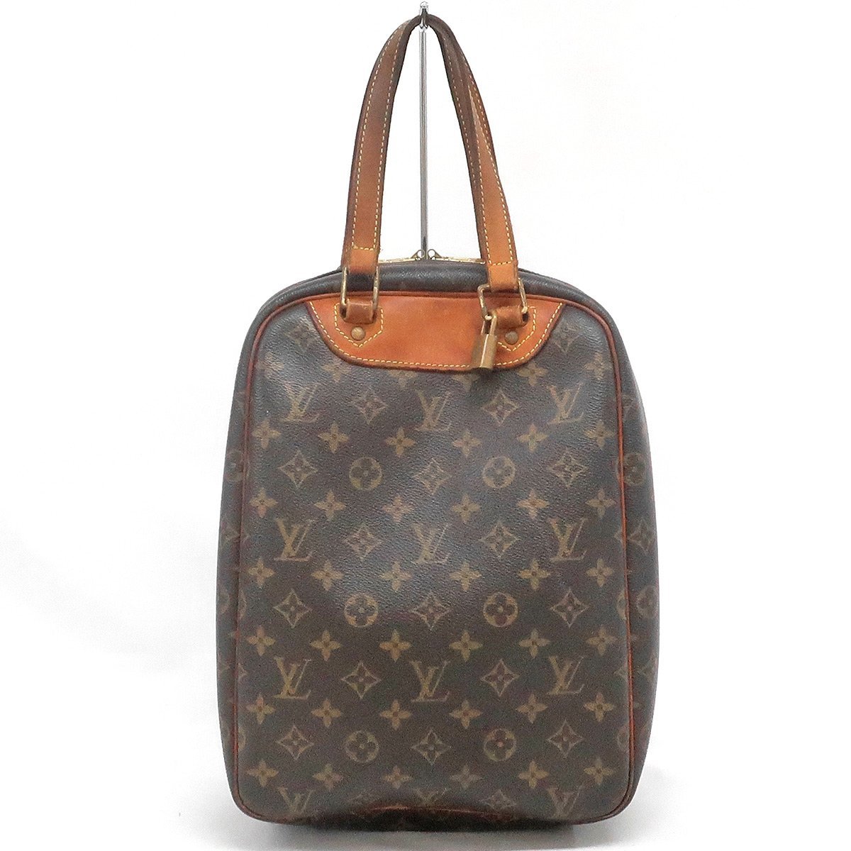 SA46 [送料無料/中古品] ルイヴィトン LOUIS VUITTON モノグラム エクスキュルシオン シューズバッグ M41450 ※鍵なし_画像2