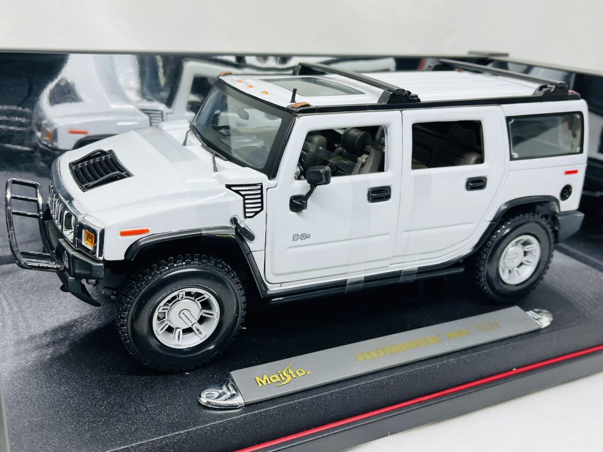 1/18 HUMMER PREMIERE EDITION ハマーSUV Maisto大型モデル (京商・オートアート)_画像1