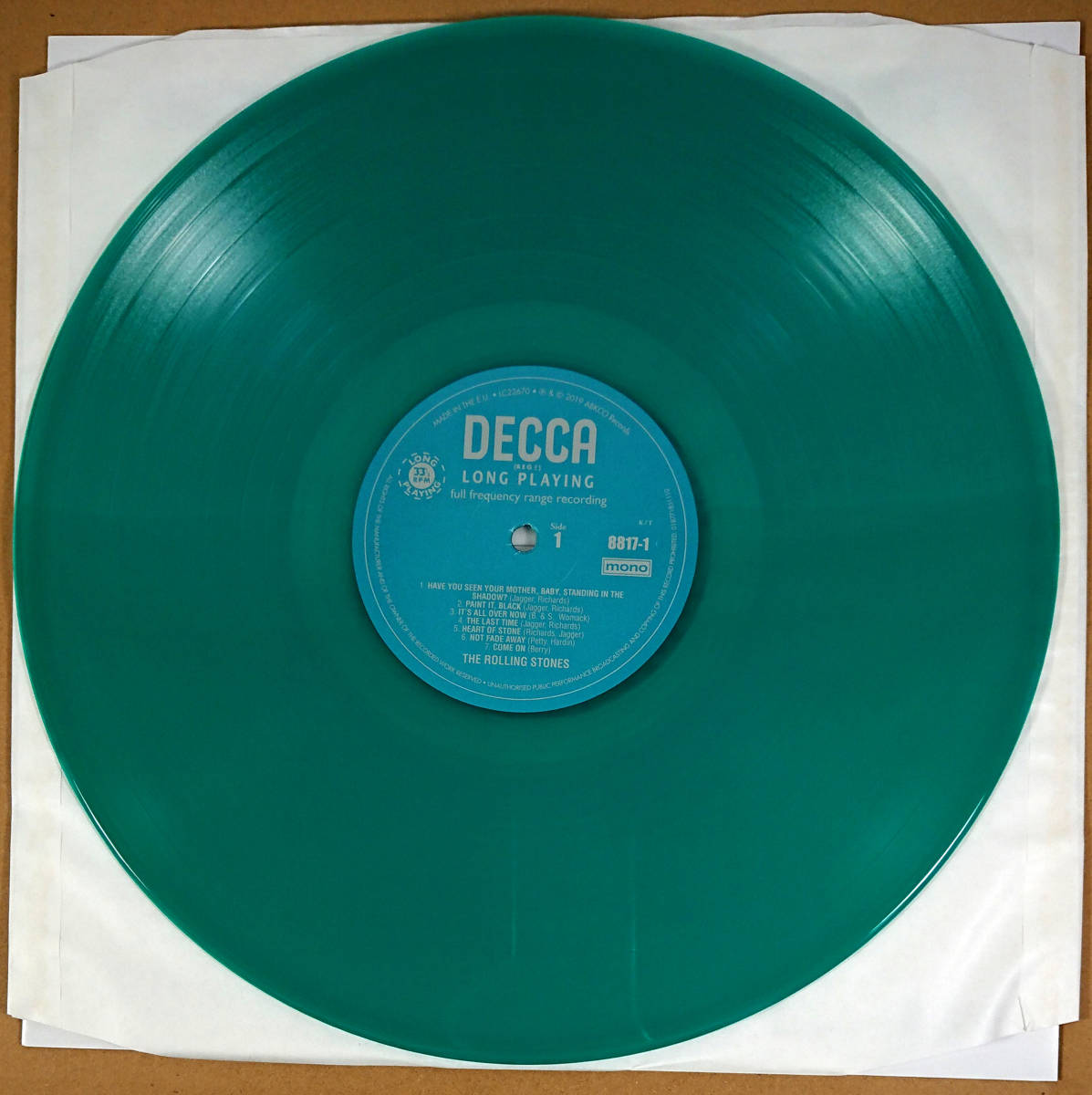  カラー MONO LP ROLLING STONES / BIG HITS (HIGH TIDE AND GREEN GRASS) with OBI ローリング ストーンズ RSD 2019 レコード ストア デイ_画像4