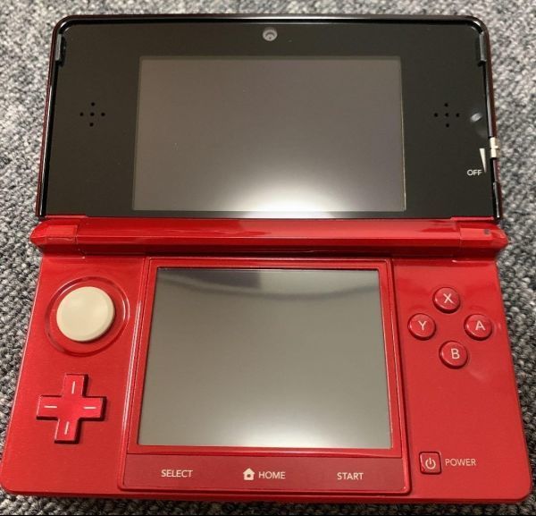 新古美品　Nintendo ニンテントー 3DS メタリックレット　動作確認済　3DS本体_画像2