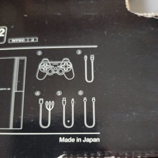  beautiful goods PS3 body controller outer box, instructions thickness type initial model CECHA00 black PlayStation 3 PlayStation3 SONY Sony MADE IN JAPAN made in Japan 