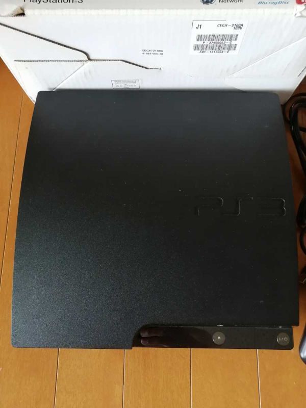 お買い得 美品 PS3 CECH-2100A 黒 SONY プレイステーション3 PlayStation3 本体一式 ソフト5本セット 龍が如く1～4 メタルギア HDMIコード_画像2