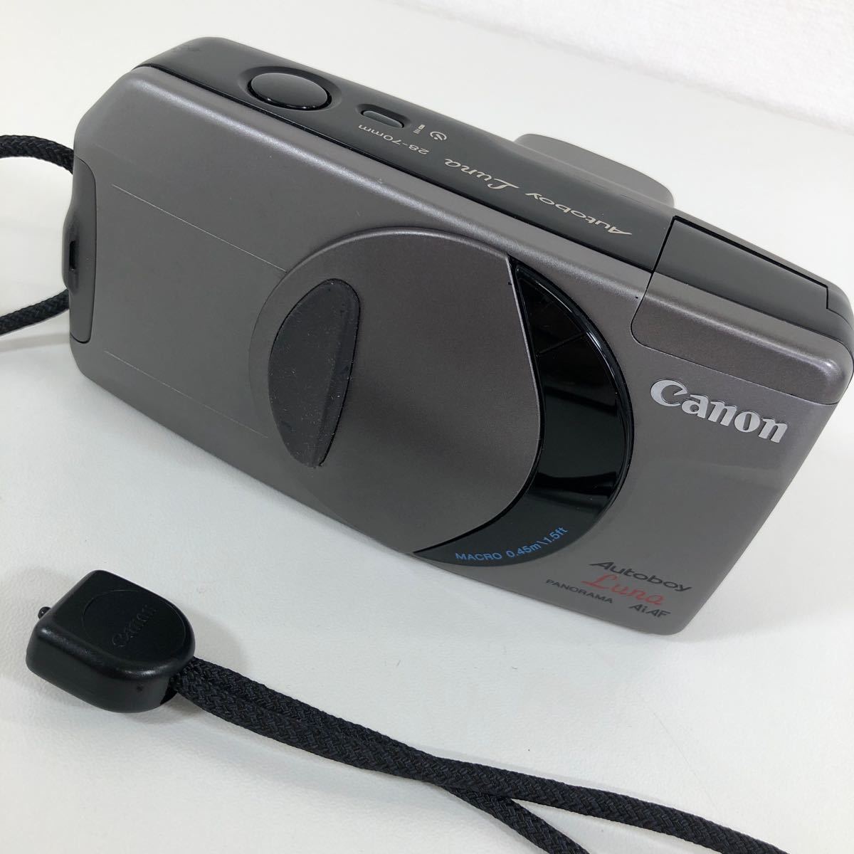 G※ Canon キャノン Autoboy Luna オートボーイ ルナ 28-70mm パノラマ フィルムカメラ コンパクトカメラ 傷 汚れ 有り 通電確認済み_画像10