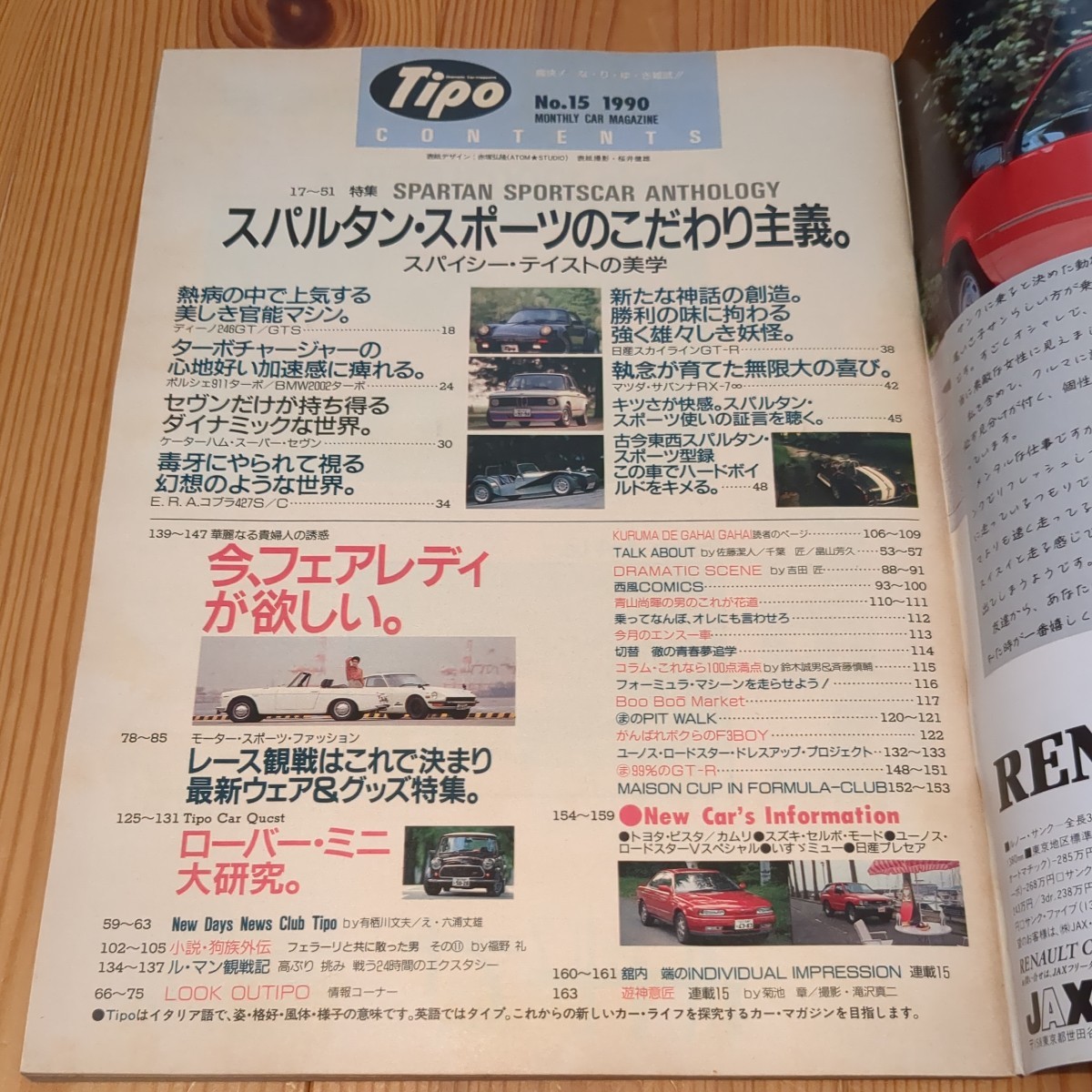 Tipo　ティーポ　1990/9　No.15_画像5