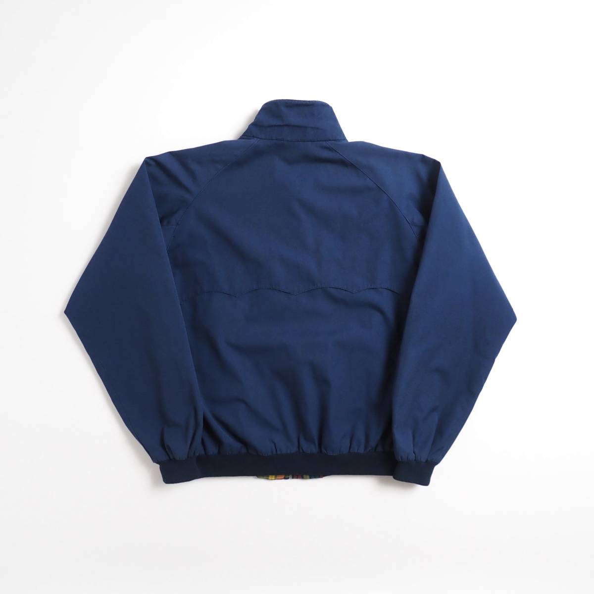 ラコステ Lacoste ブルゾン スイングトップ 裏地チェック ネイビー 青ワニ 美品 メンズ