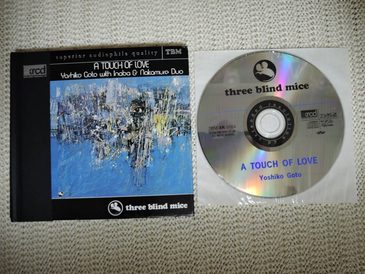 【xrcd・極レア・送料無料】 後藤 芳子 ／ ア・タッチ・オブ・ラブ （YOSHIKO GOTO ／ A TOUCH OF LOVE） three blind mice TBM-XR-0054_画像3