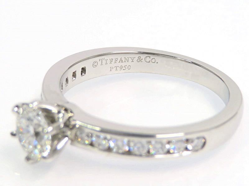 TIFFANY&Co Tiffany Pt950 diamond 0.47ct channel set band ring platinum 