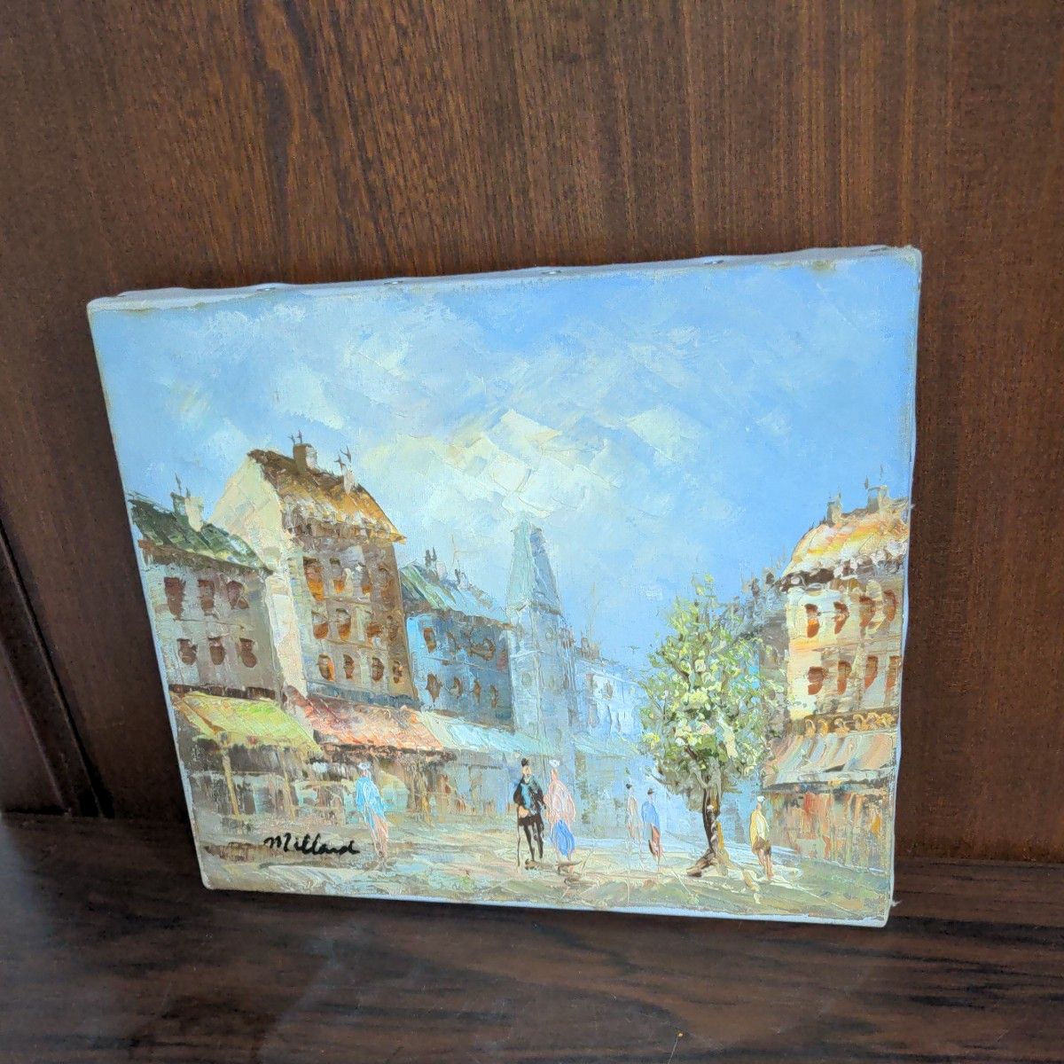 フレームレス キャンバス 油彩画 フランスの画家 millard フレームレス キャンバス 油彩画 フランスの画家 millard