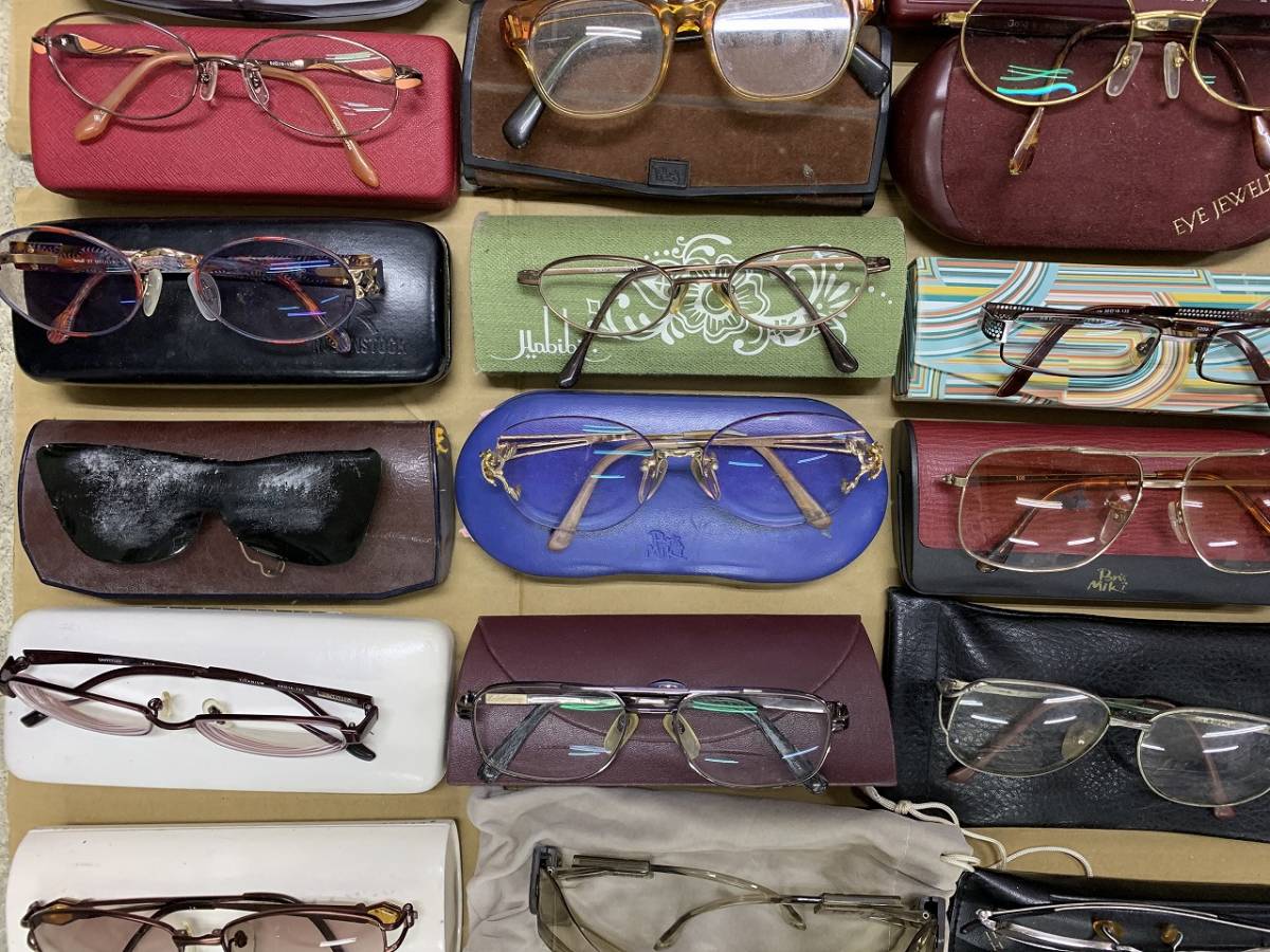 まとめて 大量 約113個 眼鏡 メガネ 老眼鏡 サングラス グラサン メガネケース ジャンク品_画像9