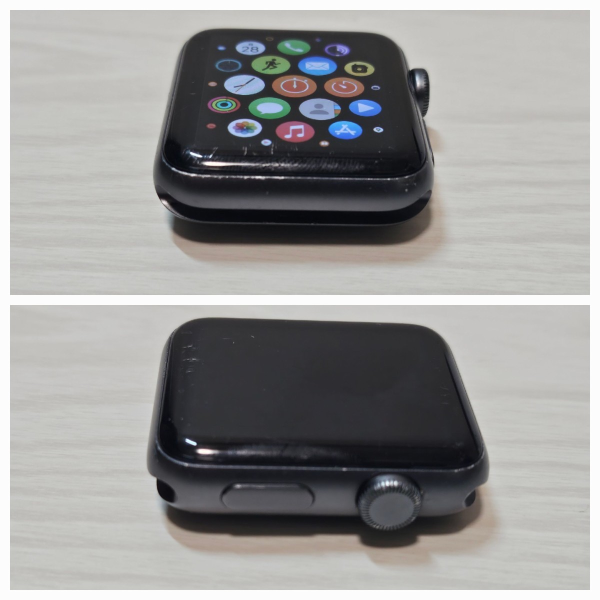 ☆動作確認済み☆Apple Watch series3 42mm GPS アルミ MQKM2J/A バッテリー容量100% 本体 バント 充電器_画像4